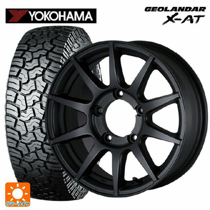 ヨコハマタイヤ 215/70R16 サマータイヤホイールセット ジムニー (YOKOHAMA GEOLANDAR G058 & NITROPOWER H12 SHOTGUN 5穴 139.7)