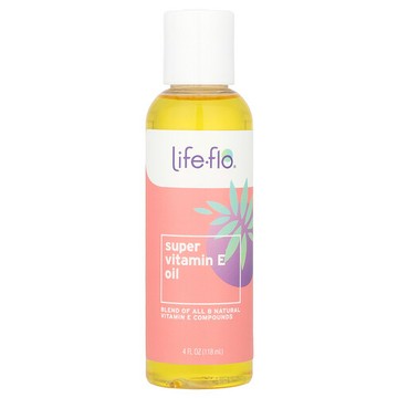 Life-flo, 超級維生素 E 油，4 液量盎司（118 毫升）