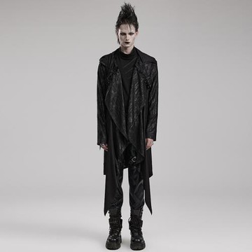 ╋魔嘆╋ PUNKRAVE朋克哥特GOTHIC暗黑頹廢破舊男長袖外套 WY1086