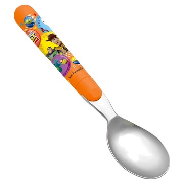 Skater 不鏽鋼湯匙  14 x 3.1cm  玩具總動員 橘色  1支