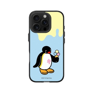 iPhone 16 Pro Clear 酷墨灰 - Pingu 企鵝家族 - Pingu - 我的冰淇淋