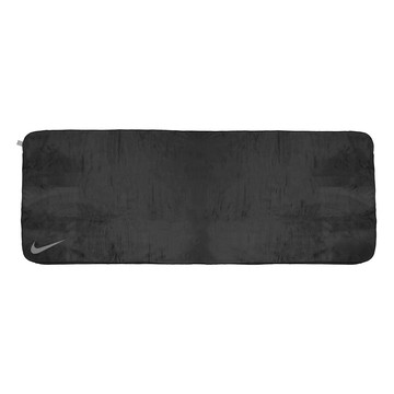 NIKE 瑜珈毛巾 66x180cm 運動毛巾 居家 健身 塑身 訓練 戶外 運動 簡約 時尚 穩定 柔軟 舒適 N1010546012OS黑