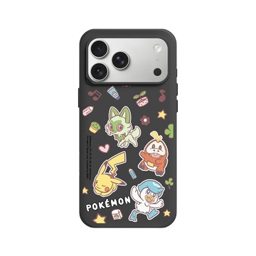 iPhone 17 Pro Max SolidX 黑 - 寶可夢 Pokemon - 暖色系列-最初的夥伴