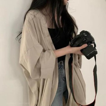 大碼女裝胖mm防曬服女中長款2025春季薄款網紗防曬衣開衫披風外套