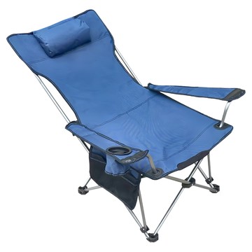 BESTHOT 鋁合金戶外折疊大川椅 附枕頭收納袋 3.2kg 輕便露營椅  藍色  1個