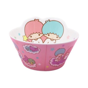 🍀臺灣出貨🍀韓版塑料米飯碗創意可愛卡通兒童防摔雙子星湯碗日式餐具甜品碗