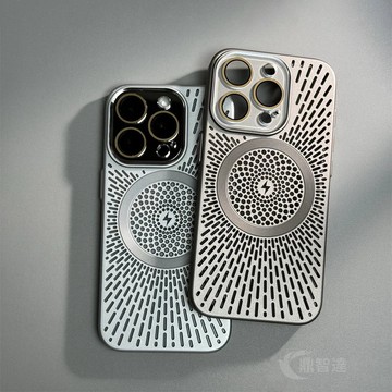 蜂窩散熱 磁吸充 水晶鏡頭 輕薄磨砂手感 手機殼 適用 蘋果 iPhone 17 16 15 14 13 Pro max