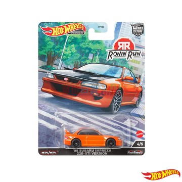 『 單位日貨 』風火輪 日本正版Hot Wheels 速霸陸 RONIN RUN 98  IMPREZA 22B-STi
