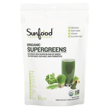 Sunfood, 有機 Supergreen，8 盎司（227 克）