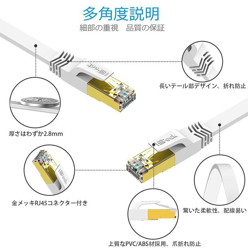 ✨新品✨Postta LANケーブル 1M RJ45ツメ折れ防止(グリーン) - 映像機器