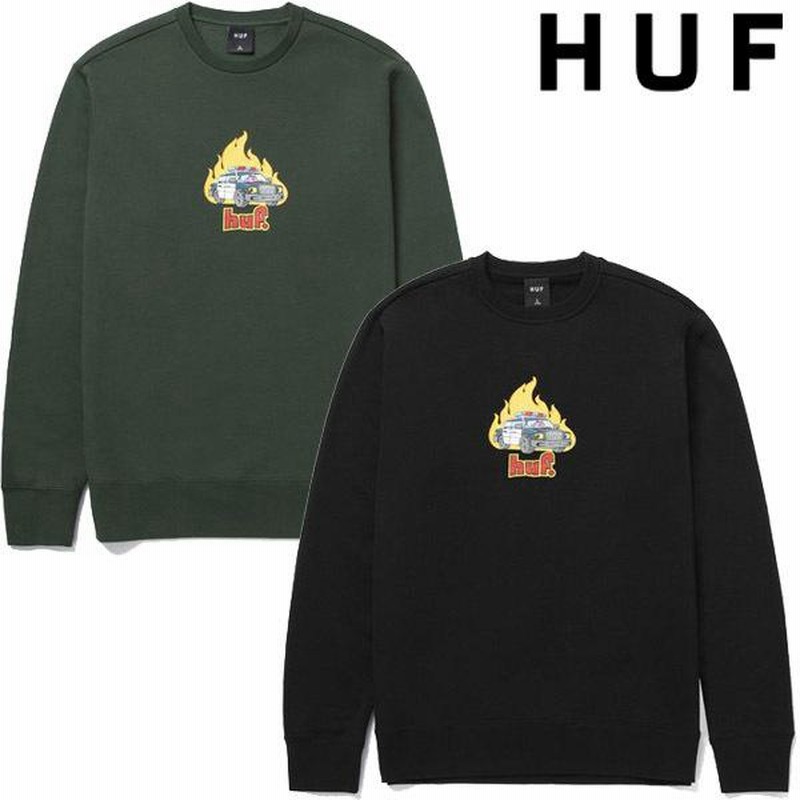 HUF ハフ ROASTED CREW ローステッド クルー トレーナー パトカー ブタ 