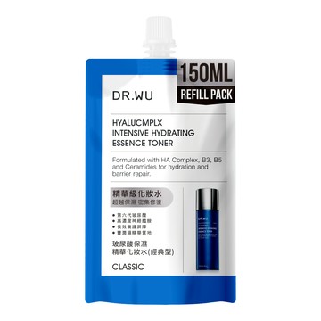 DR.WU 玻尿酸保濕精華化妝水(經典型)補充包150ML