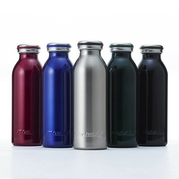 【mosh!】復古金屬時尚牛奶保溫瓶450ml MB450 保溫瓶 水杯 水瓶 水壺 保溫壺 保溫杯 公司現貨 快速出貨