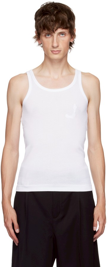 JACQUEMUS 白色 La Casa 系列 Le débardeur Pesco 背心