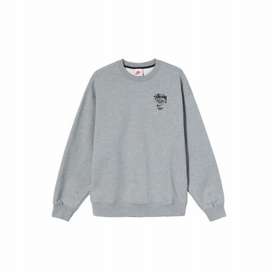 入手困難 即完売 Stussy ステューシー センターロゴ 裏起毛スウェット スウェット 【ラッピング不可】