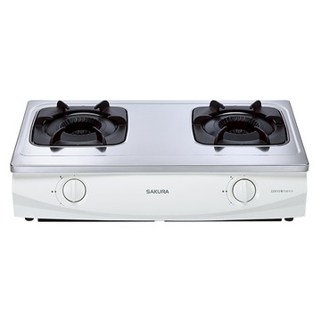 櫻花 雙內焰不鏽鋼台爐 桶裝 G5513S LPG