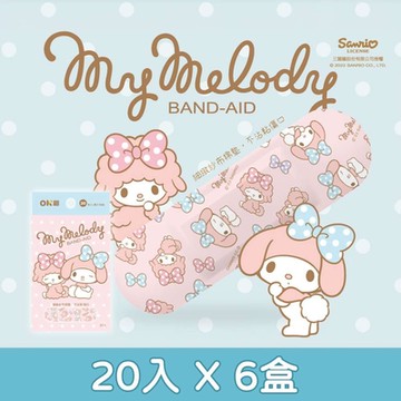 【台歐】三麗鷗 OK繃-MELODY-20入/盒*6-摩達客推薦