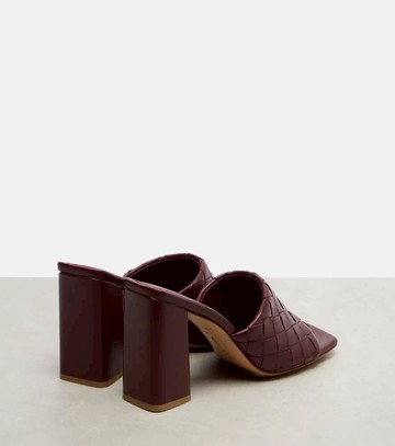 Bottega Veneta Parco Intrecciato leather mules