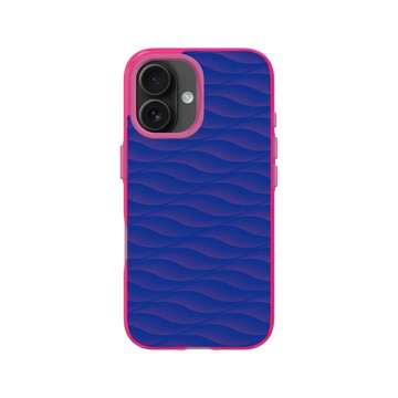 iPhone 16 Clear 粉漾桃 - Ocean Collection: Let's Sea 海洋系列：一路向海 - 海波交響（月光海）