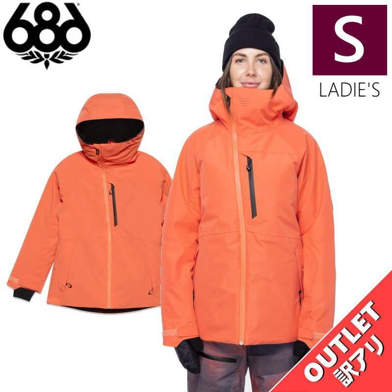 OUTLET】 686 WOMENS HYDRA INSULATED JKT HOT CORAL SPRAY Sサイズ ...