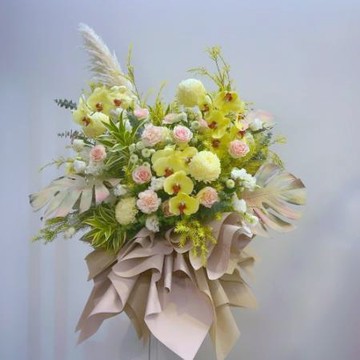 婚禮祝福高架花籃設計款/B117000-1/暖光成雙/支