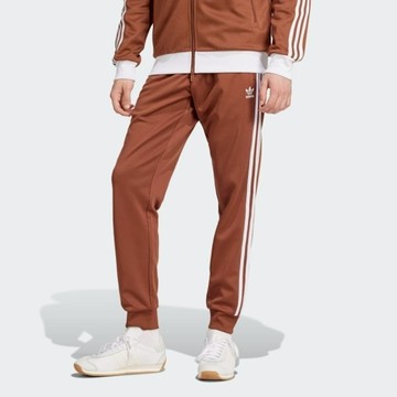 ADIDAS 長褲 SST TP 咖啡色 復古 縮口 三線褲 男 IY9866