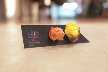 臺灣原創 Double M 魔幻動物頭耳環-老虎獅子篇