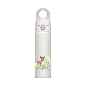 磁吸水壺 AquaStand 不鏽鋼 700cc - 附吸管 白 - 迪士尼-經典系列 Disney Classics - 小鹿斑比與桑普
