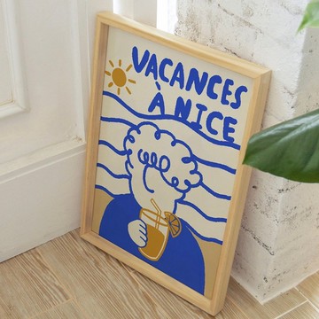 韓國Same.d |  P 品牌插畫風格海報/布置/軟裝/海報/裝飾/居家