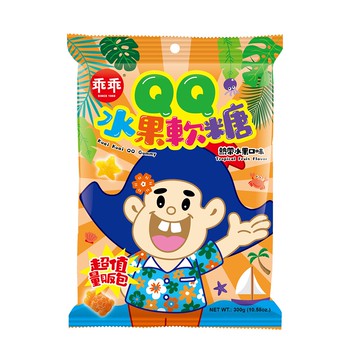 [家速配]乖乖QQ水果軟糖- 熱帶水果口味300g