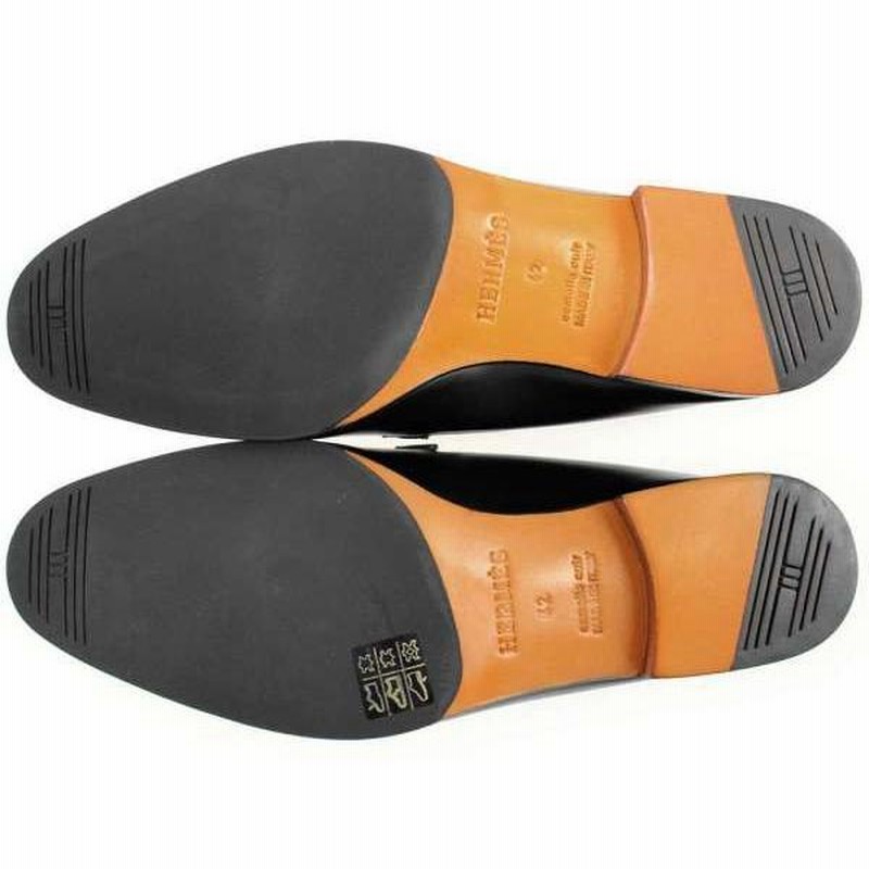 エルメスHERMES メンズ 靴40 ローファー バイカラー
