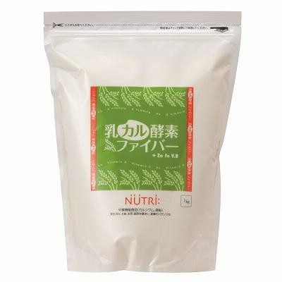 乳カル酵素ファイバー 1Kg ニュートリー【YS】
