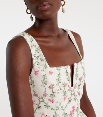 Agua by Agua Bendita Agua floral cotton minidress