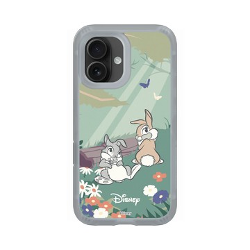iPhone 16 AirX 流變灰 - 迪士尼-經典系列 Disney Classics - 小鹿斑比 - 桑普與邦妮