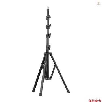 KINGJOY FL2009 可調節金屬三腳架燈架 10kg/22lbs 負載能力 1/4 英寸螺絲最大。 用於攝影工作