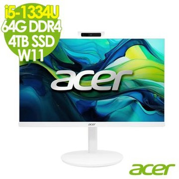 Acer 宏碁 Aspire C24-1YE13U5UNH 24型液晶電腦 (i5-1334U/64G/4TB SSD/W11P)