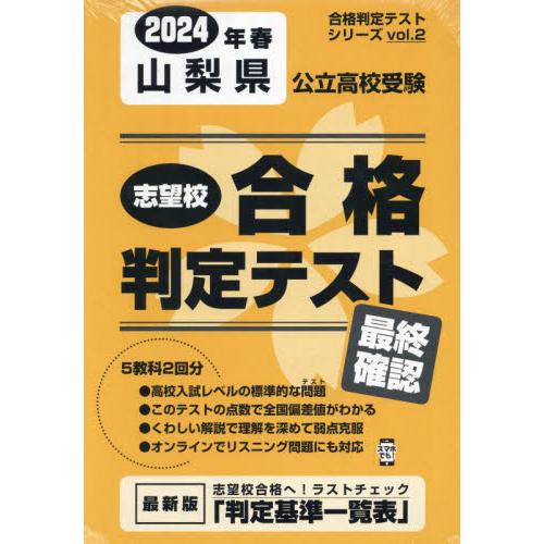 山梨県公立高校受験最終確認