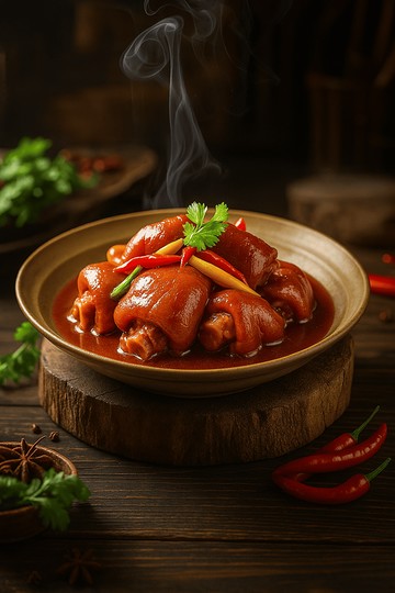 【原作】富貴五香滷豬腳  ( 1200g/袋)  年菜  豬腳  佳餚