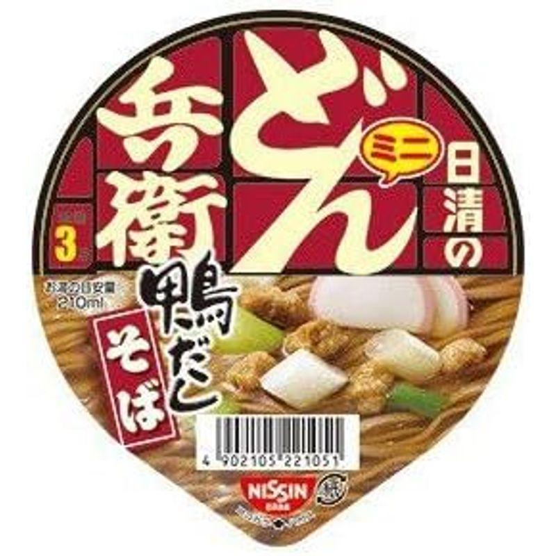 日清食品 日清のどん兵衛 鴨だしそばミニ 46g×24(12×2)個入