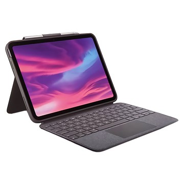 logitech 羅技 Combo Touch 鍵盤保護套  iPad 10  黑色  1個
