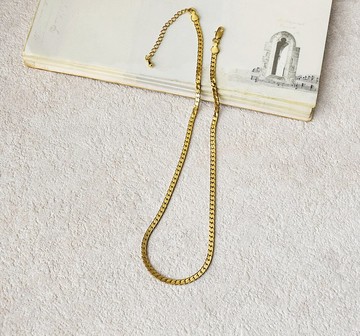 百搭細緻蛇骨短項鍊