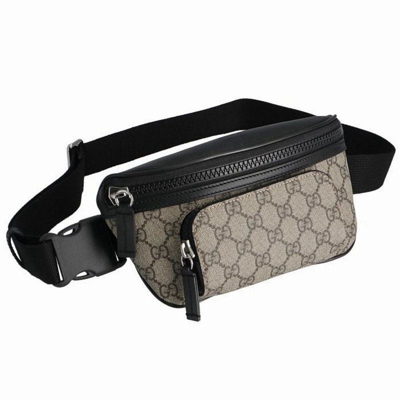 【人気】GUCCI ウエストバッグ ボディバッグ GGキャンバス 斜めがけ 黒 人気】GUCCI ウエストバッグ ボディバッグ GGキャンバス 斜めがけ 黒