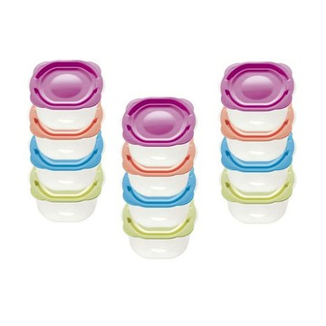 EASY&FREE Matcook 四色多功能保鮮盒組  1組  蓋子 x 12個 + 保鮮盒 460ml x 12個