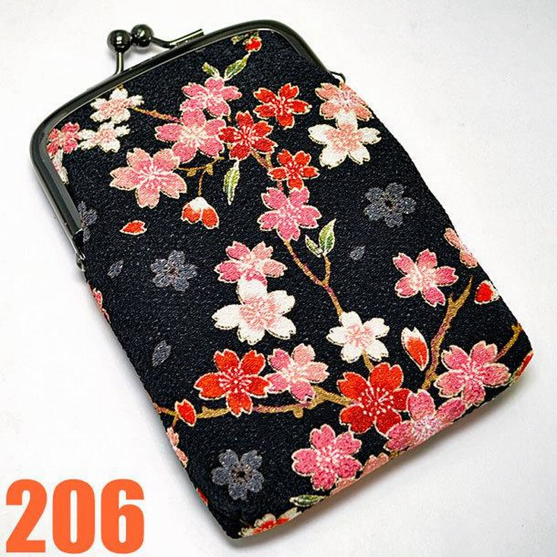 和柄がま口タバコケース ちりめん りんず メンズレディース おしゃれ小物入れコスメメイクポーチ 印鑑カードシガレットケースたばこ入れ 日本製ココラック 通販 Lineポイント最大get Lineショッピング