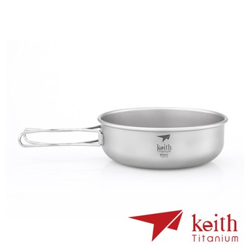【Keith】純鈦單層超輕量鈦湯碗 500ml Ti5325 戶外 露營 登山 馬克杯 不銹鋼杯 隔熱杯 野餐杯