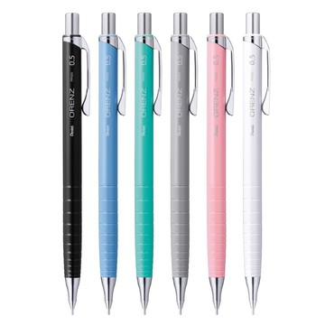 飛龍Pentel XPP505-R ORENZ自動鉛筆(0.5mm)-黑桿/淺藍/淺綠/灰桿/粉紅/白桿