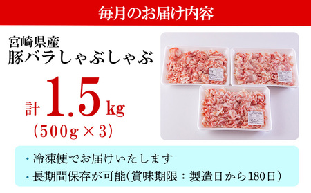  宮崎県産 豚バラ しゃぶしゃぶ 豚肉 切落し 合計6kg 500g×3パック 小分け 冷凍 送料無料 国産 豚肉 普段使い 炒め物 丼 切り落とし 薄切り うす切り セット 豚肉 冷しゃぶ サラダ 野菜巻き 豚肉 肉巻き ミルフィーユ 鍋 豚肉 ソテー スープ 汁 餡かけ 豚肉