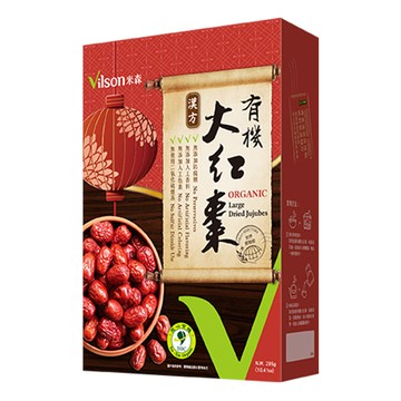 【米森 vilson】有機大紅棗(295g/盒)
