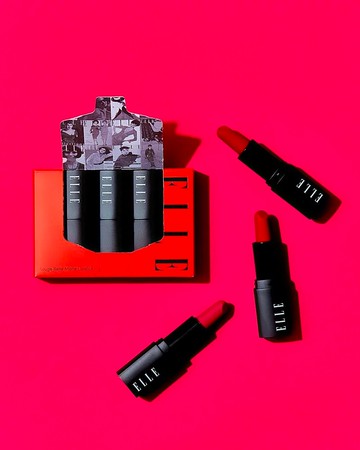 【ELLESHOP】生日禮物 🎁 ELLE 韓系霧面唇膏 (三件組)