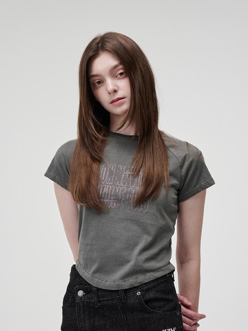 REGLAN DYING T-SHIRT [CHARCOAL]